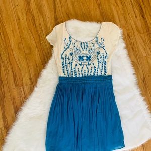 Casual hand sewn flower dress